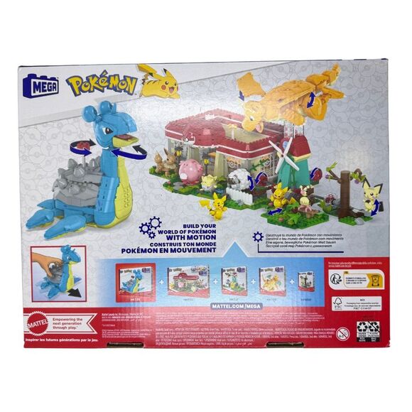 Sealed MEGA Pokemon Lapras Building Toy Kit with Action Figure - 527pcs - Picture 3 of 6